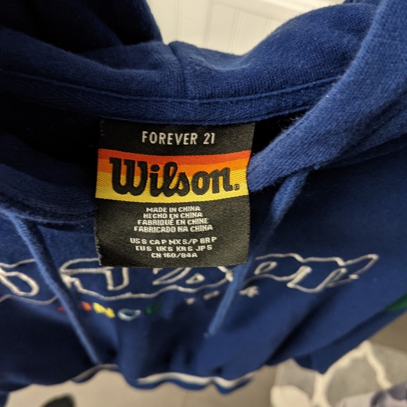 Wilson Forever 21 hoodie women's Small - Picture 2 of 3